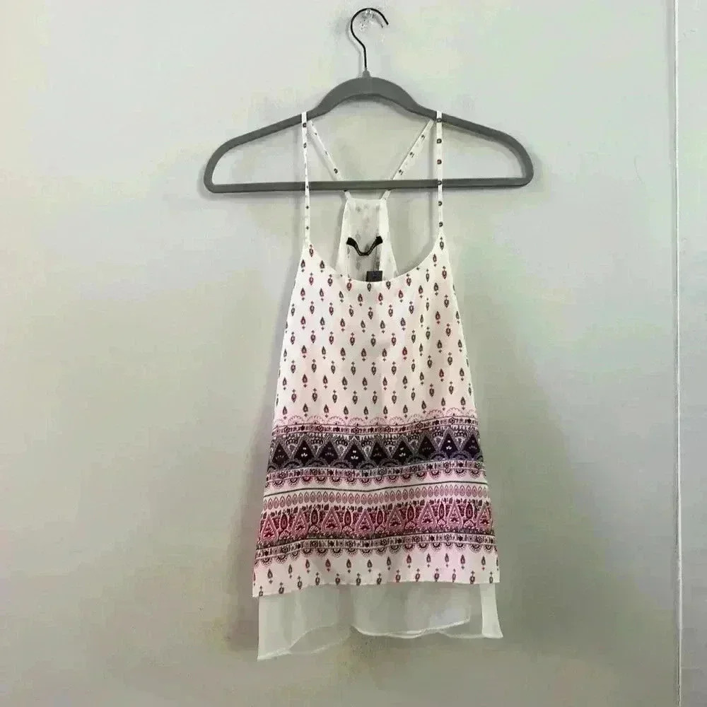 Sweet Rain stitch fix pax‎ chiffon blouse small